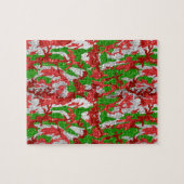 Puzzle Haus De Camo Motif Silver Xmas (Horizontal)