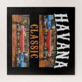 Puzzle Havana Classic - Cubain Vintage Car Art (Horizontal)
