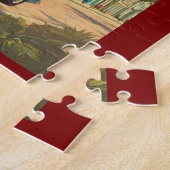 Puzzle Havana Cuba Illustration Voyage Art Vintage (Côté)