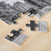 Puzzle Havana Street Oldtimer Car Cuba Voyage noir blanc (Côté)