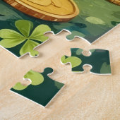 Puzzle Havanais jour de la Saint-Patrick Chien chanceux m (Côté)