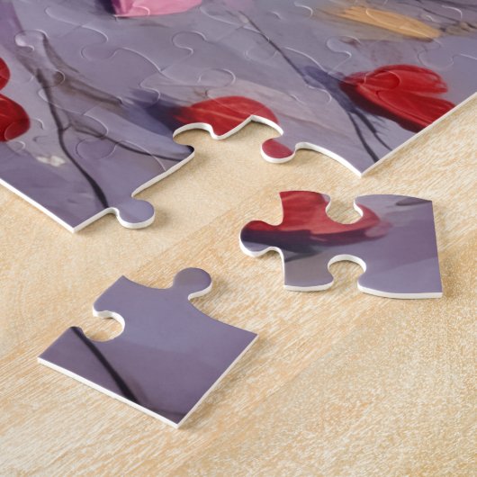 Puzzle Havanese Dog Valentine's Day  (Côté)