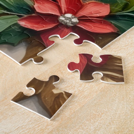 Puzzle Havanese Illuminated Manuscript Christmas Hat (Côté)