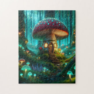 Puzzle Haven de champignons enchanté