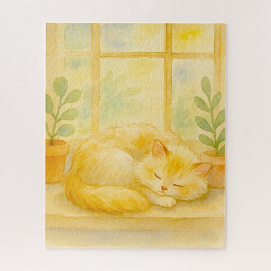 Puzzle Haven de chat éclairé (Vertical)