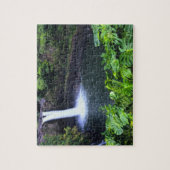 Puzzle Hawaï, Big Island, Hilo, Rainbow Falls, Lush (Vertical)