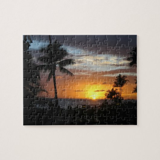 Puzzle Hawaïen du coucher de soleil (Horizontal)