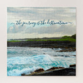 Puzzle Hawaii Black Sand Beach Voyage Destination (Vertical)