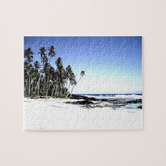 Puzzle Hawaii Island Travel Beach Palm Trees (Horizontal)