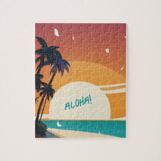 Puzzle Hawaiian/Aloha/Tropical/plage (Vertical)