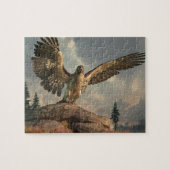 Puzzle Hawk sur les rochers (Horizontal)