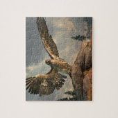 Puzzle Hawk sur les rochers (Vertical)