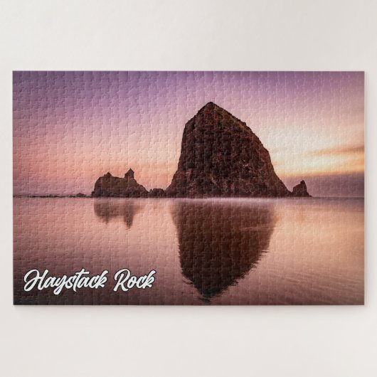 Puzzle Haystack Rock, Côte De L'Oregon, États-Unis (Horizontal)
