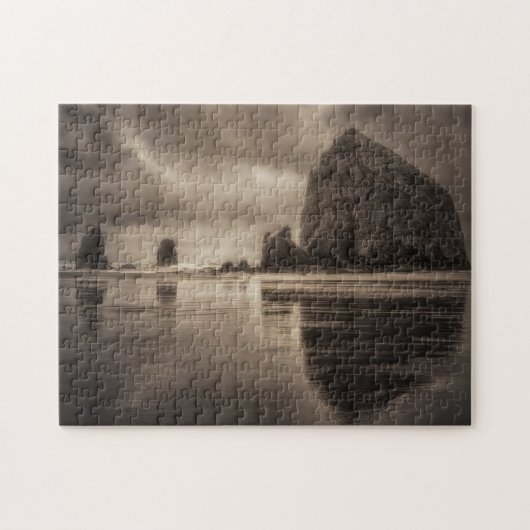 Puzzle : Haystack Rock Et Aiguilles Tonées (Horizontal)