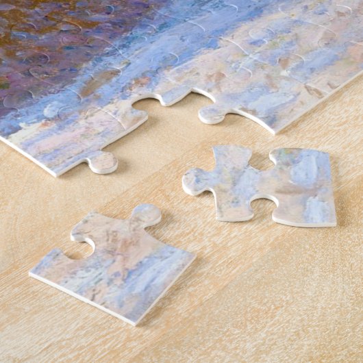 Puzzle Haystacks Effet Neige Matin Monet Fine Art (Côté)