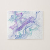 Puzzle Haze violet Abstrait (Horizontal)