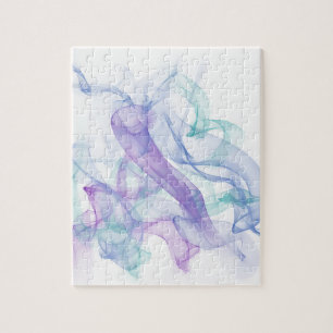Puzzle Haze violet Abstrait