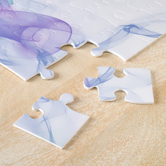 Puzzle Haze violet Abstrait (Côté)