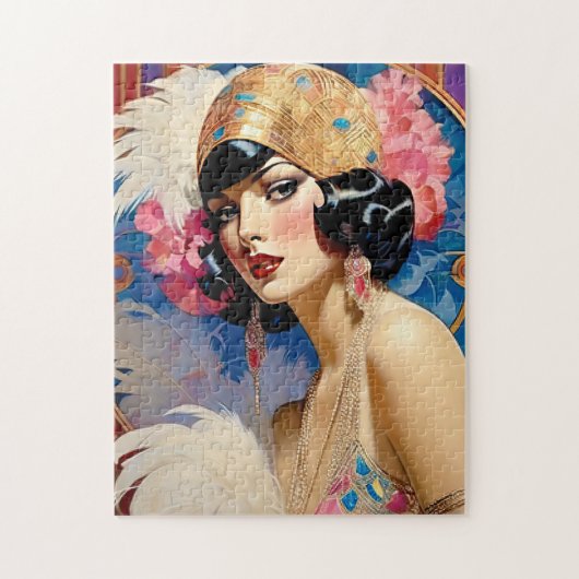 Puzzle Hazel A Beautiful Art Déco Woman (Vertical)