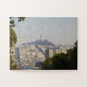 Puzzle Hazy Coit Tower, San Francisco, Californie