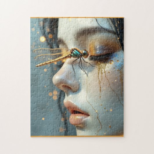 Puzzle Healing Dragonfly (Vertical)