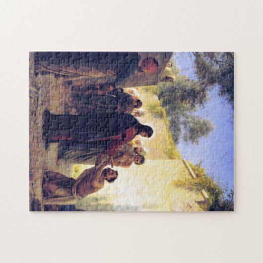 Puzzle Healing of the Blind Man by Carl Bloch (Horizontal)