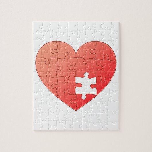 Puzzle Heart (Vertical)
