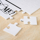 Puzzle Heart Photo Collage Aimer You Marry Me (Côté)