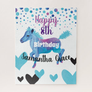 Puzzle Hearts & Ponies Birthday