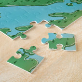 Puzzle Hébrides intérieures d'Ecosse, Lismore. (Côté)