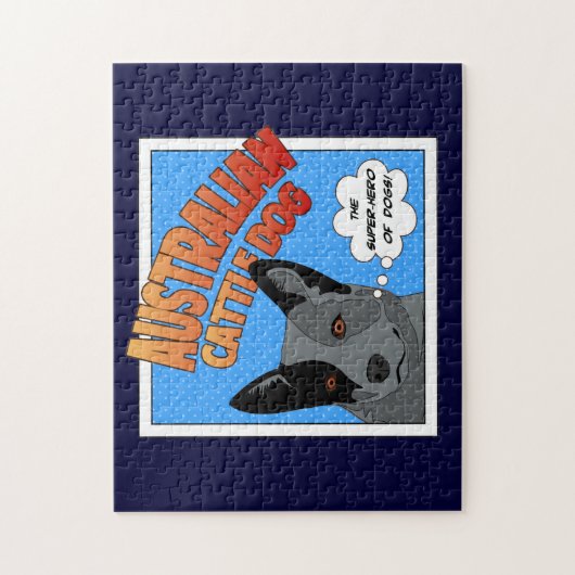 Puzzle Heeler bleu (Vertical)