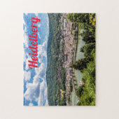 Puzzle Heidelberg Neckar Panorama Allemagne (Vertical)