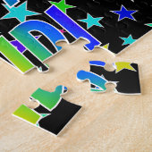 Puzzle "HEIDI" Prénom, Amusant "HEUREUX ANNIVERSAIRE" (Côté)