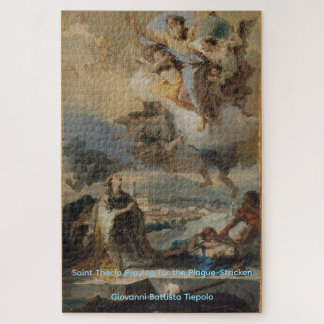 PUZZLE Heilige Thecla Pestlijders Schilderij Legpuzzel