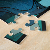 Puzzle Helena - Femme blonde foncée dans le style Art Nou (Côté)