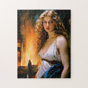 Puzzle « Hélène, la beauté d'une Spartiate, le feu de Tro