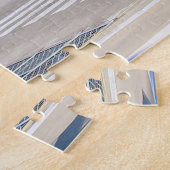 Puzzle hélicoptère bleu, or et blanc, Portugal (Côté)