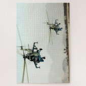 Puzzle Hélicoptère d'attaque historique Mil Mi-24 (Vertical)
