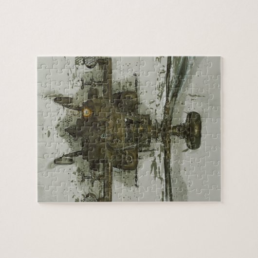 Puzzle Hélicoptère de combat d'Apache (Horizontal)