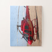 Puzzle Hélicoptère, rouge, avion (Vertical)