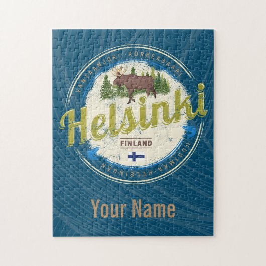 Puzzle Helsinki capitale de l'orignal Finlande souvenir v (Vertical)