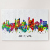 Puzzle Helsinki Finlande Skyline (Horizontal)