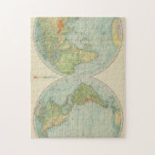 Puzzle Hémisphères 12 physiques (Vertical)