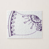 Puzzle Henné enceinte ventre (Horizontal)