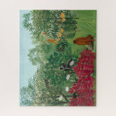 Puzzle Henri Rousseau - Forêt tropicale avec singes (Vertical)