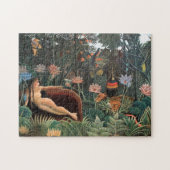 Puzzle Henri Rousseau Le rêve Jungle Fleurs Surréalisme (Horizontal)