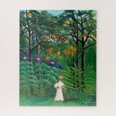 Puzzle Henri Rousseau - Une femme marche dans une forêt e (Vertical)