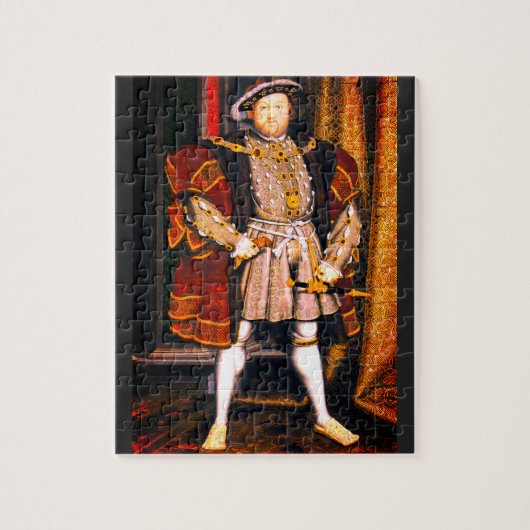 Puzzle Henry VIII Tudors Histoire King England six femmes (Vertical)
