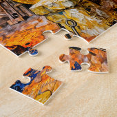Puzzle Héphaïstos à la forge avec marteau, enclume, fourn (Côté)