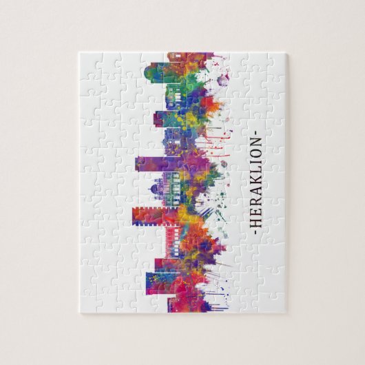 Puzzle Héraklion Grèce Skyline (Vertical)